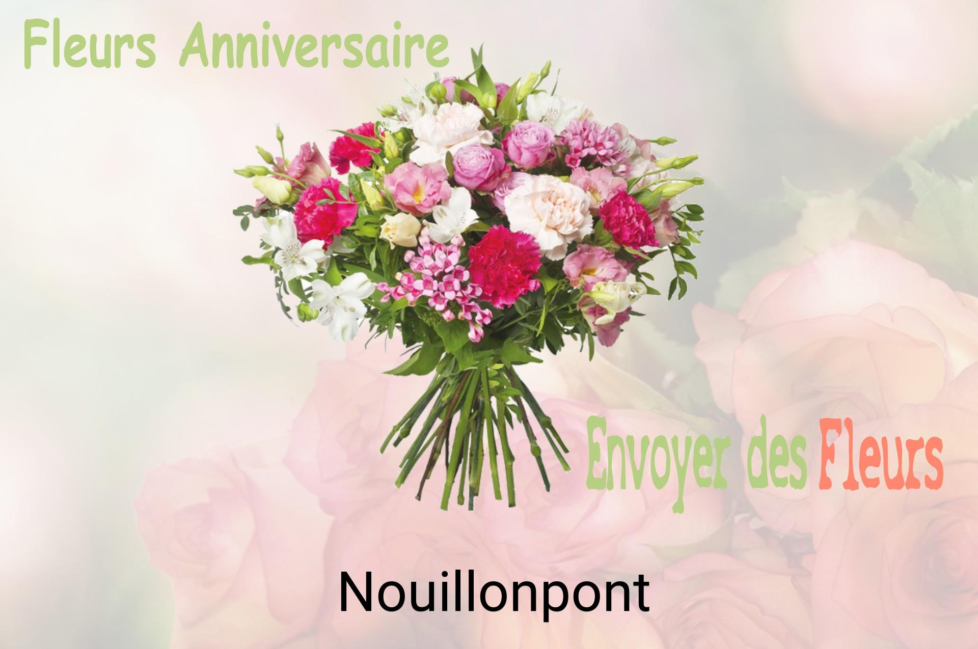 Bouquet de fleurs d’anniversaire livré à Nouillonpont
