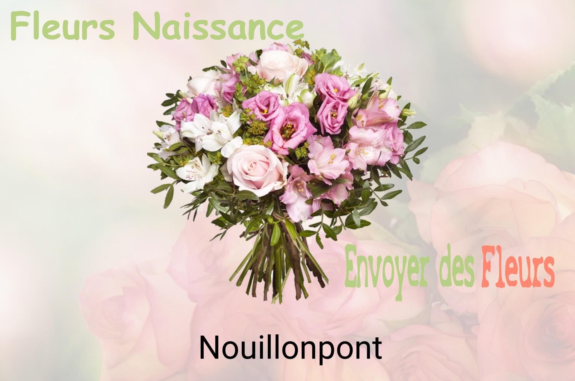 Bouquet de fleurs de naissance livré à Nouillonpont